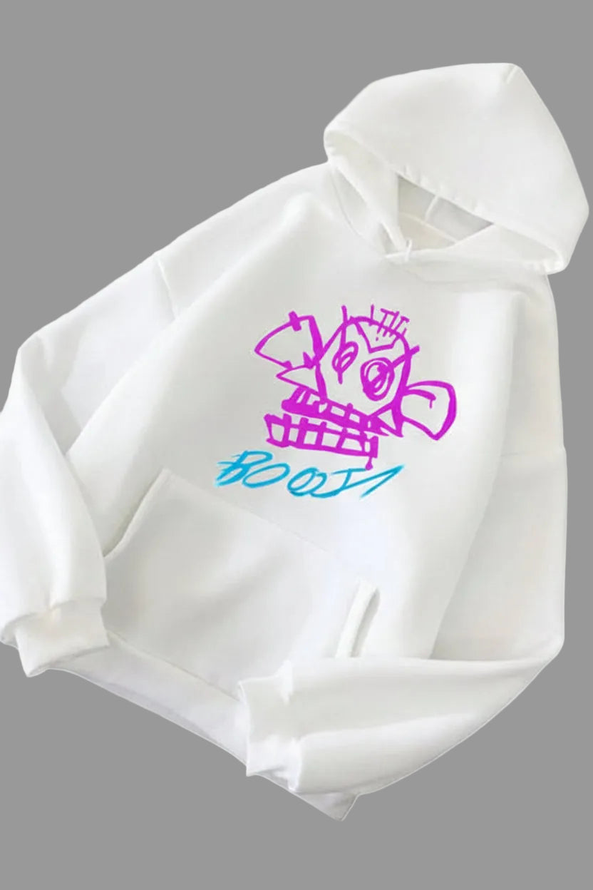 Arcane-Inspired Oversized Hoodie in Soft Polyester for Bold Street Style 1