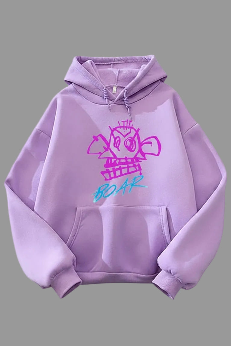Arcane-Inspired Oversized Hoodie in Soft Polyester for Bold Street Style 8