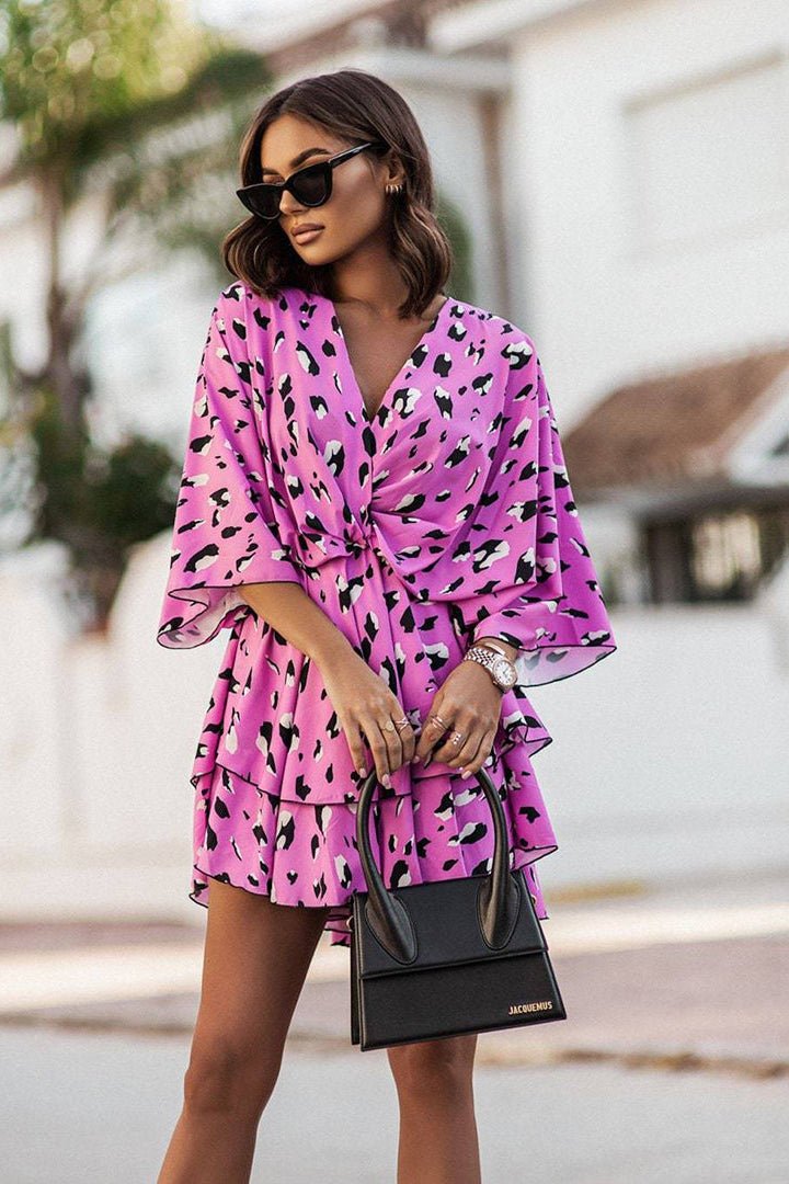 Bohemian Mini Dress with Playful Patterns for Summer Vibes 2