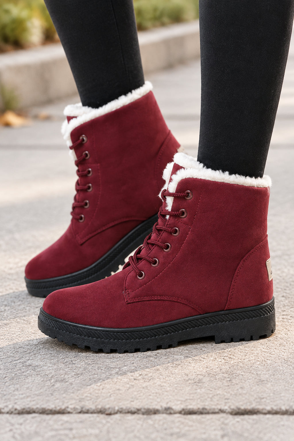 Women's Winter Boots With Stable Heel
