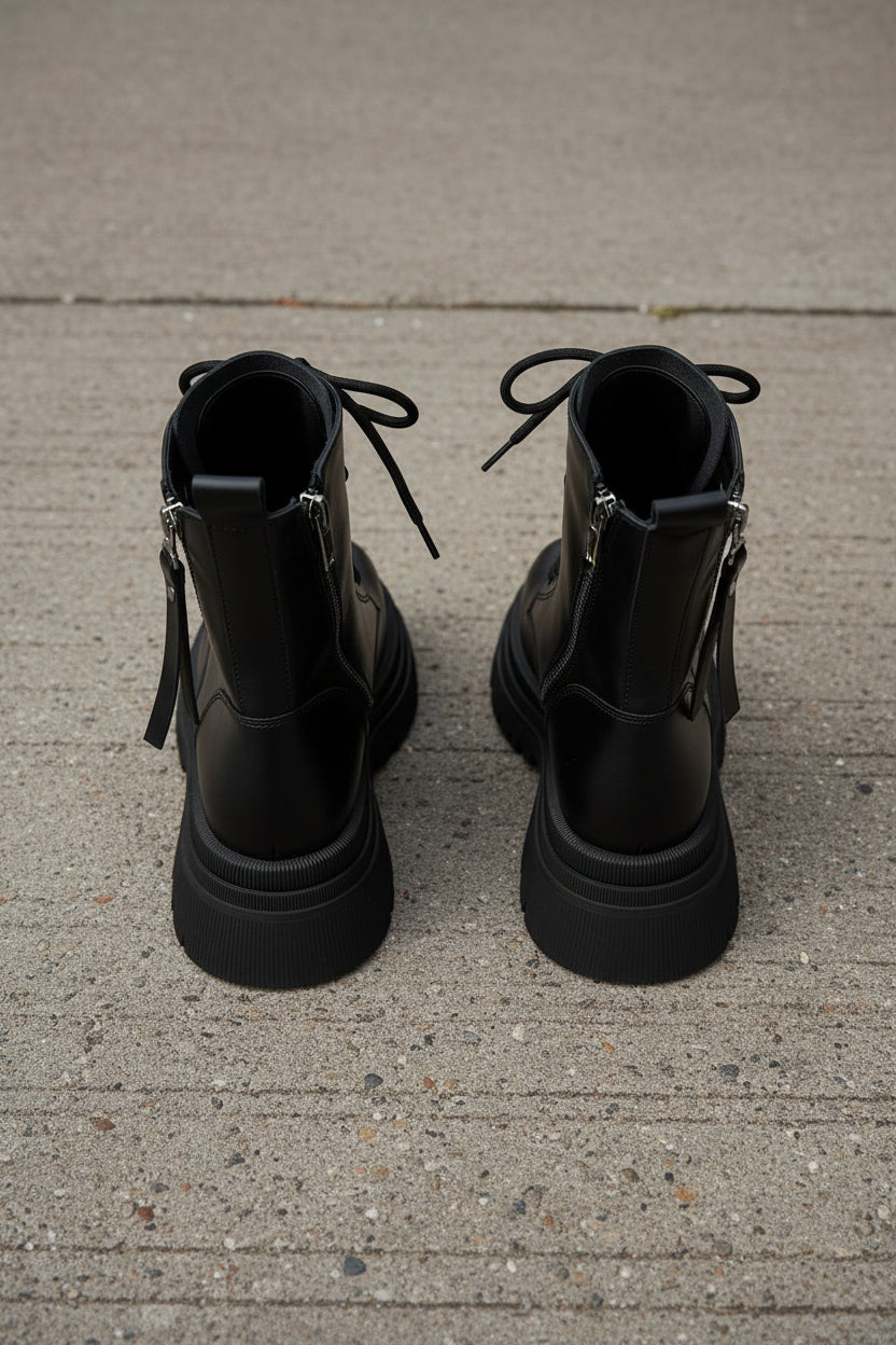 Lace-Up Winter Boots