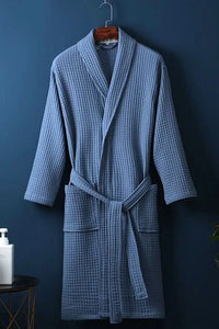 Breathable Waffle Bathrobe for Everyday Comfort and Relaxation 5