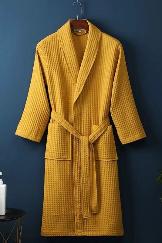 Breathable Waffle Bathrobe for Everyday Comfort and Relaxation 6