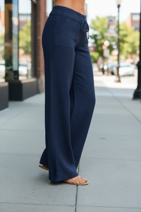 Casual Drawstring Trousers