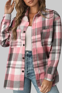 Casual Checked Shirt in Soft Cotton Blend for Everyday Comfort 0