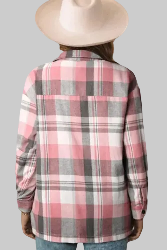Casual Checked Shirt in Soft Cotton Blend for Everyday Comfort 2