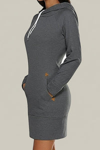 Casual Oversized Hoodie Dress with Soft Comfort and Sporty Style 1