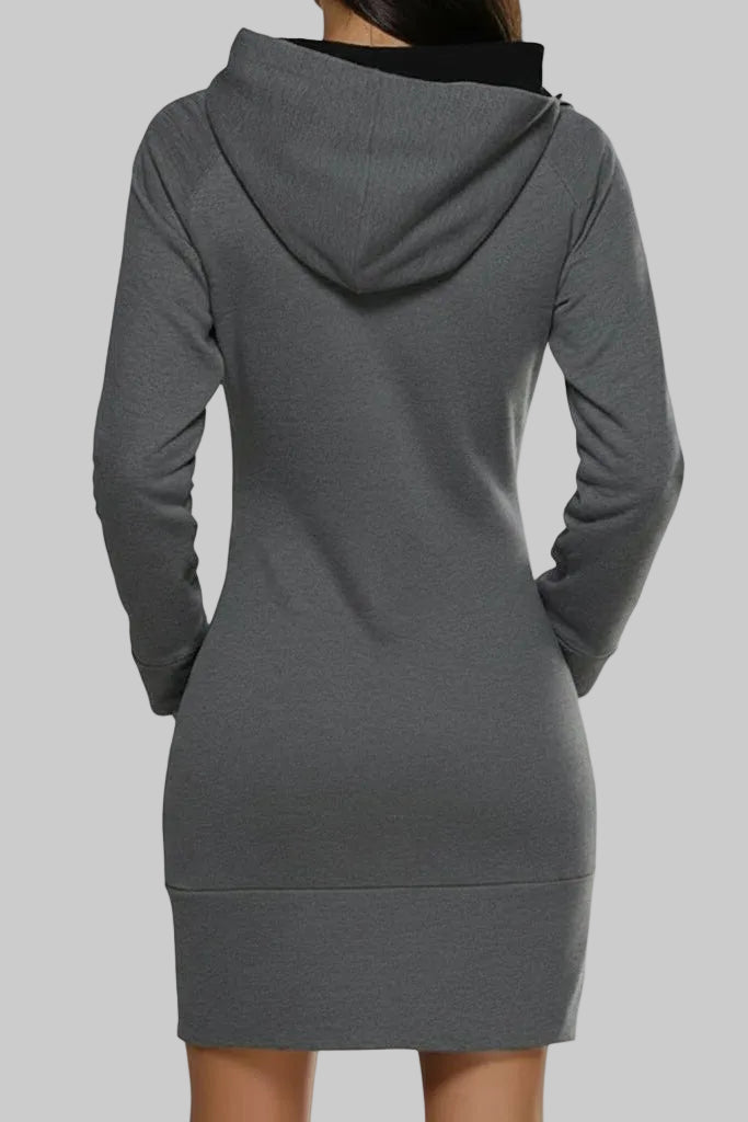 Casual Oversized Hoodie Dress with Soft Comfort and Sporty Style 2