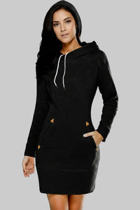 Casual Oversized Hoodie Dress with Soft Comfort and Sporty Style 4