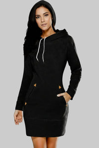 Casual Oversized Hoodie Dress with Soft Comfort and Sporty Style 7
