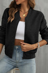 Casual Summer Bomber Jacket with Easy-Zip Closure 0