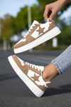 Casual Unisex Leather Sneakers - Lightweight Non-Slip Sports Shoes for Comfort 0