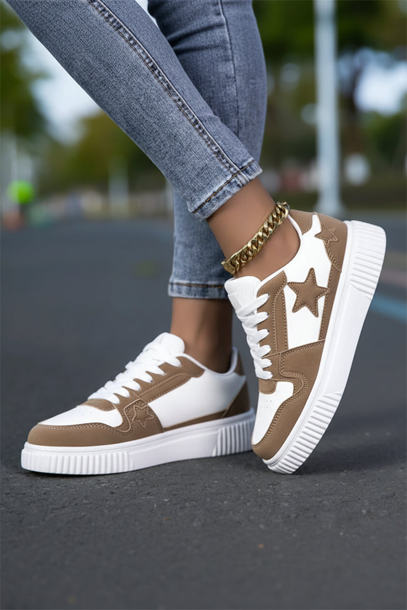 Casual Unisex Leather Sneakers - Lightweight Non-Slip Sports Shoes for Comfort 1