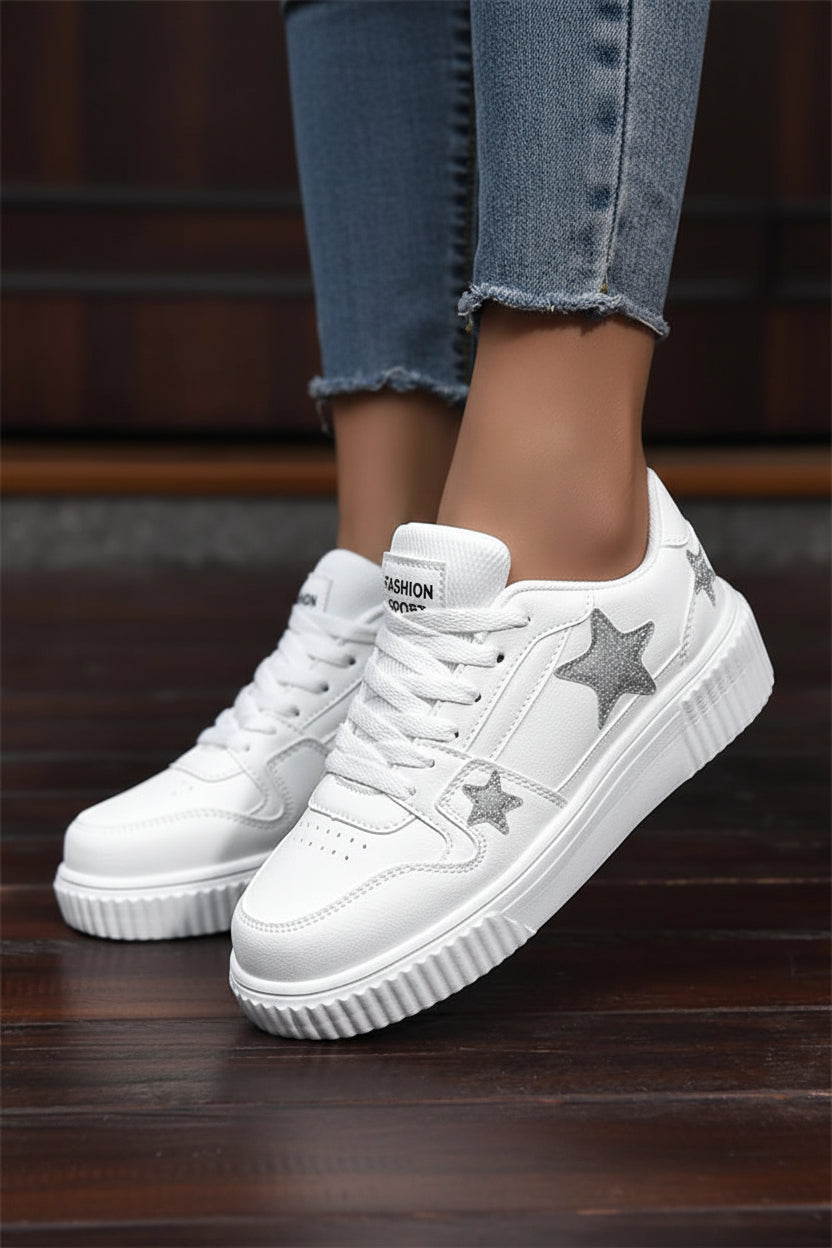 Casual Unisex Leather Sneakers - Lightweight Non-Slip Sports Shoes for Comfort 5