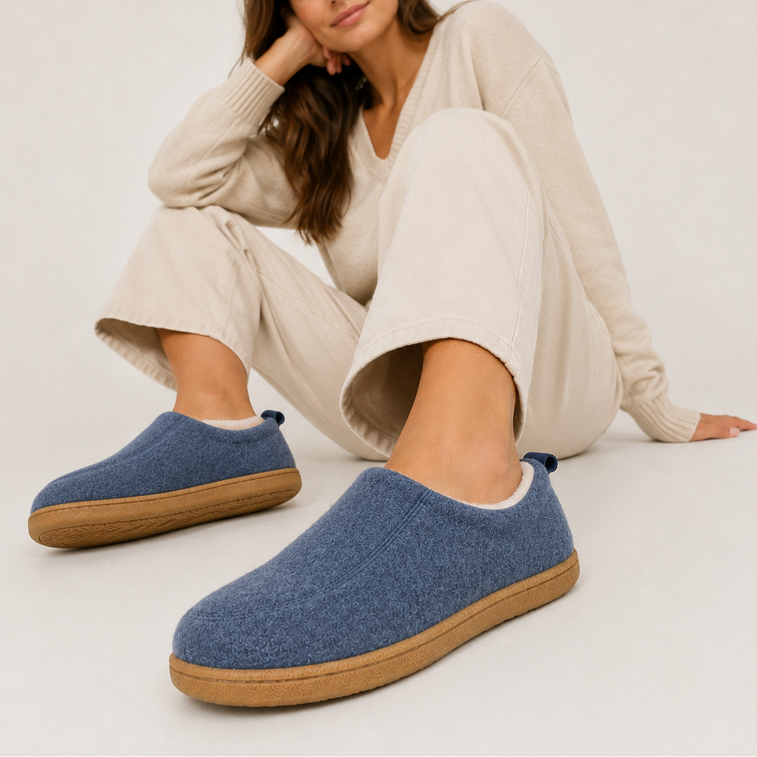 Tess | Women's Fleece-Lined Slip-On House Shoes