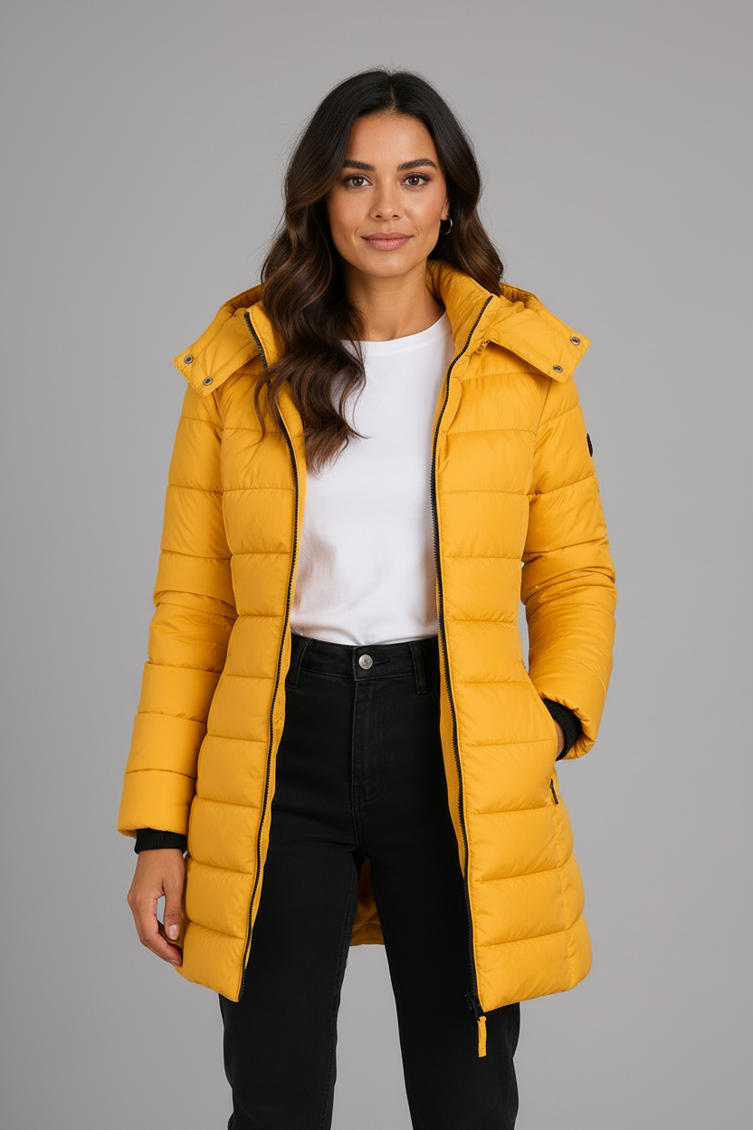Women's Hooded Quilted Parka