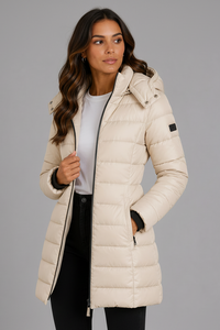 Women's Hooded Quilted Parka