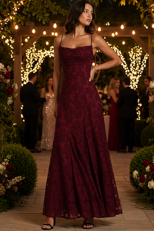 Flowing A-Line Maxi Dress