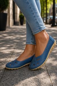 Everyday Comfort Ballet Flats in White