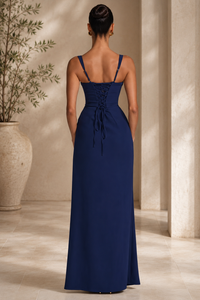 Graceful Flowing Maxi Evening Dress