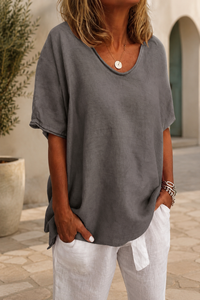 Casual Round Neck Everyday T-Shirt