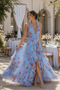 Graceful Maxi Dress with Flattering Flowing Silhouette