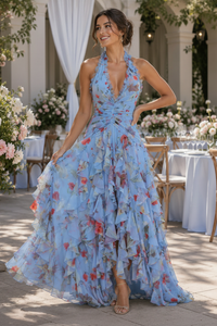 Graceful Maxi Dress with Flattering Flowing Silhouette