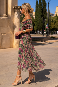 Elegant V-Neck Maxi Dress