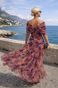 Elegant V-Neck Maxi Dress