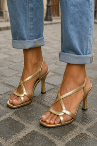 Golden Heel Sandals