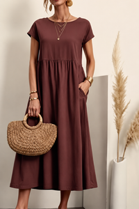 Relaxed A Line Pocket Dress