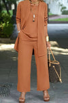 Chic 3-Piece Summer Lounge Set with Flowy Pants and Cover-Up 0
