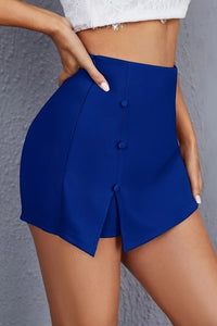 Chic Black Skort with Side Slit for Effortless Style and Comfort 4