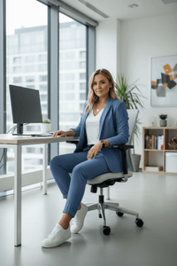 Chic Blazer Set for Modern Sophistication with Tailored Trousers 1