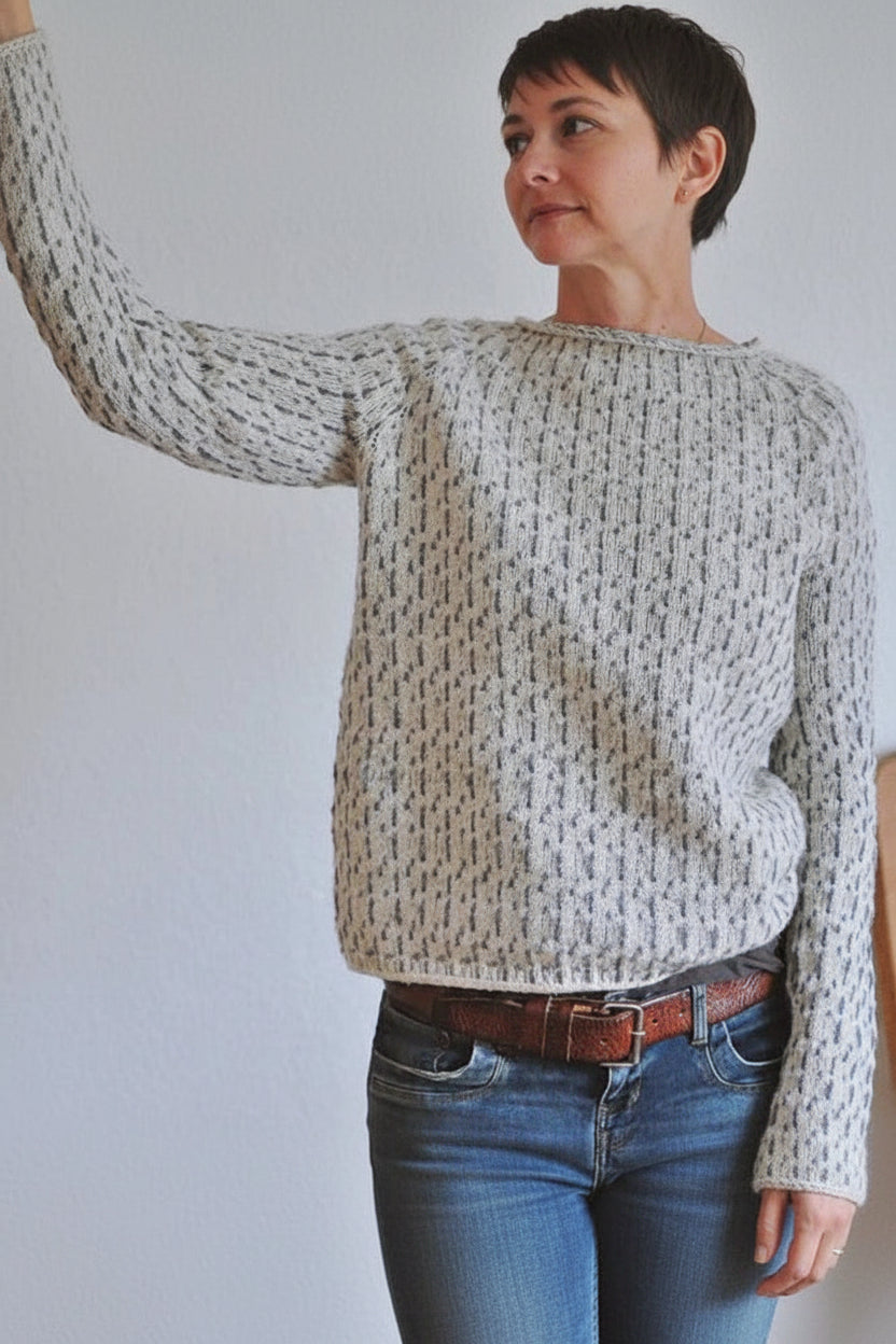 Chic Boat Neck Casual Knit Sweater for Effortless Everyday Style 3
