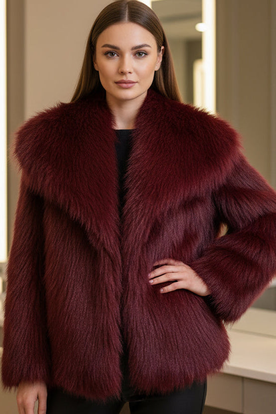 Chic Faux Fur Coat for Effortless Warmth and Stylish Comfort 10