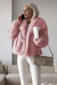 Chic Faux Fur Coat for Effortless Warmth and Stylish Comfort 3