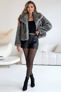 Chic Faux Fur Coat for Effortless Warmth and Stylish Comfort 6