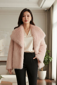 Chic Faux Fur Coat for Effortless Warmth and Stylish Comfort 9