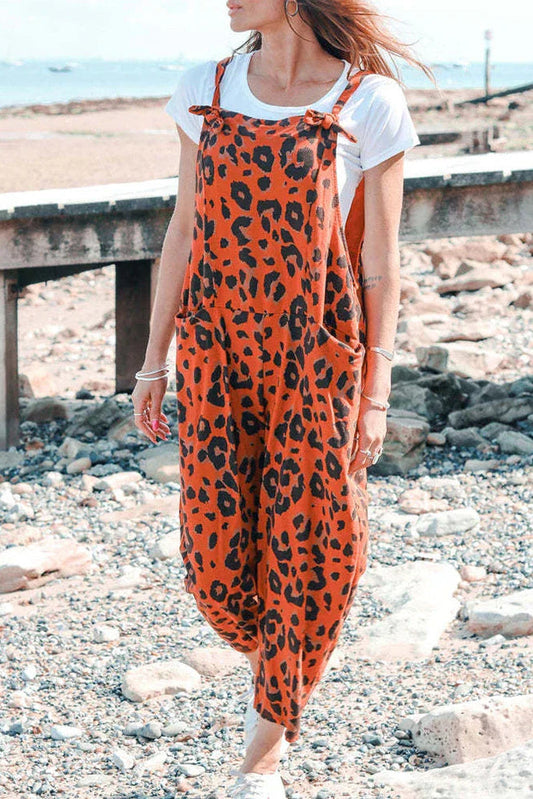 Chic Leopard Print Jumpsuit for Effortless Style and Comfort 0