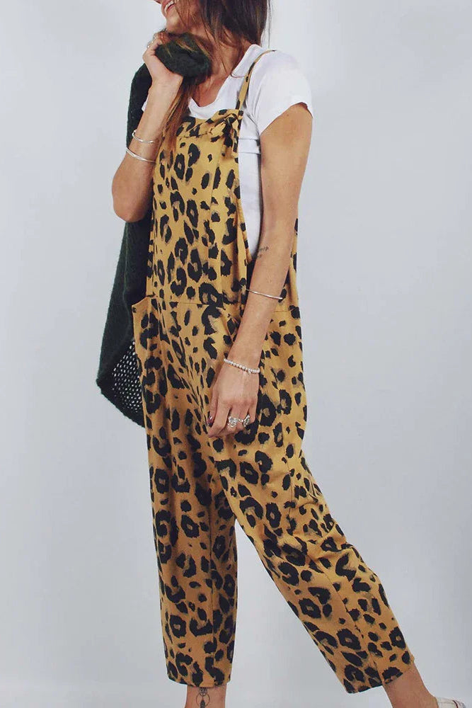 Chic Leopard Print Jumpsuit for Effortless Style and Comfort 2