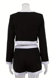 Chic Long-Sleeve Loungewear Two Piece Set for Effortless Style 3
