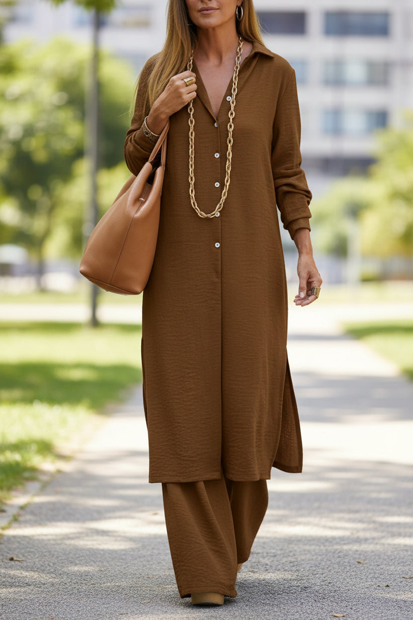 Chic Long Sleeve Slim Shirt for Effortless Everyday Elegance 2