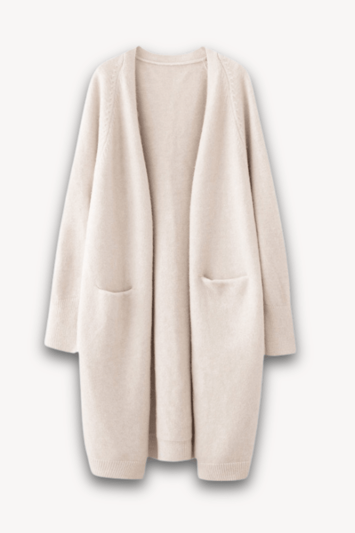 Chic Open-Front Longline Sweater for Effortless Elegance 0