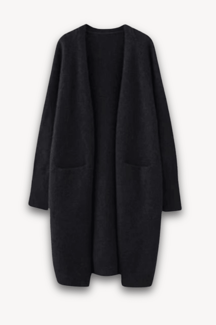 Chic Open-Front Longline Sweater for Effortless Elegance 1