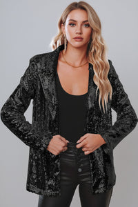 Chic Sequin Blazer for Elegant Styling and Versatile Fashion 4