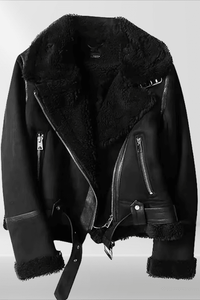 Chic Sherpa Bomber Jacket for Stylish Comfort 3