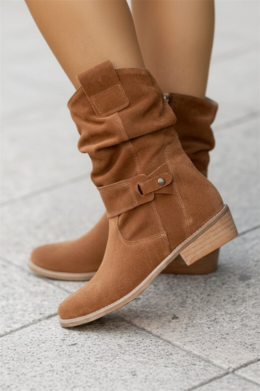 Chic Short Brown Boots for Effortless Everyday Style 0