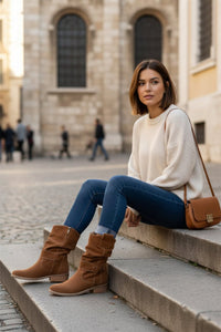 Chic Short Brown Boots for Effortless Everyday Style 1
