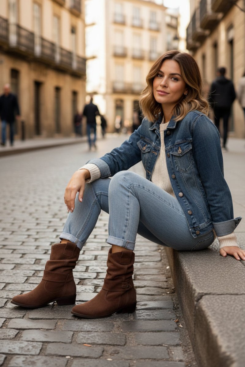 Chic Short Brown Boots for Effortless Everyday Style 3